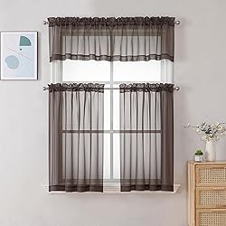 Chyhomenyc Sheer Valances for Windows 2