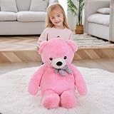 IKASA Giant Teddy Bear 78cm Pink Soft Toy Plush Gift EN71 ASTM view 3