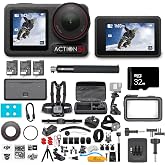 DJI Osmo Action 5 Pro Adventure Combo - Action Camera Waterproof with 4K UHD Video, 1/1.3" Sensor, Dual Screens, Stabilization, for Vlogging, Sports &amp; Travel + 32GB Card &amp; 50 Piece Accessory Kit