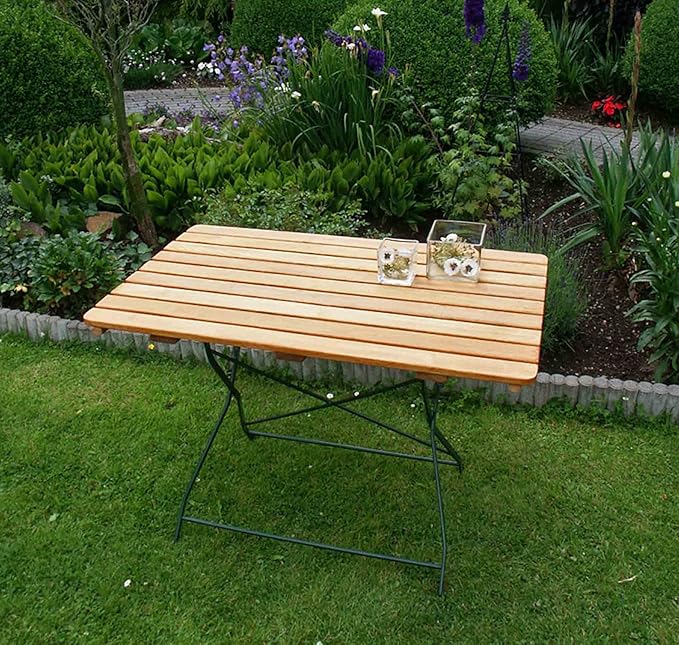 lifestyle4living Klapptisch, Gartentisch, Gartenklapptisch, Terrassentisch, Balkontisch, rechteckig, klappbar, Robinienholz