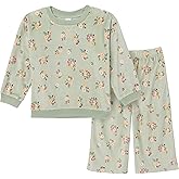 Modern Moments by Gerber baby-girls Toddler Bunny Fleece 2-piece Sweater & Pant Pajama Set