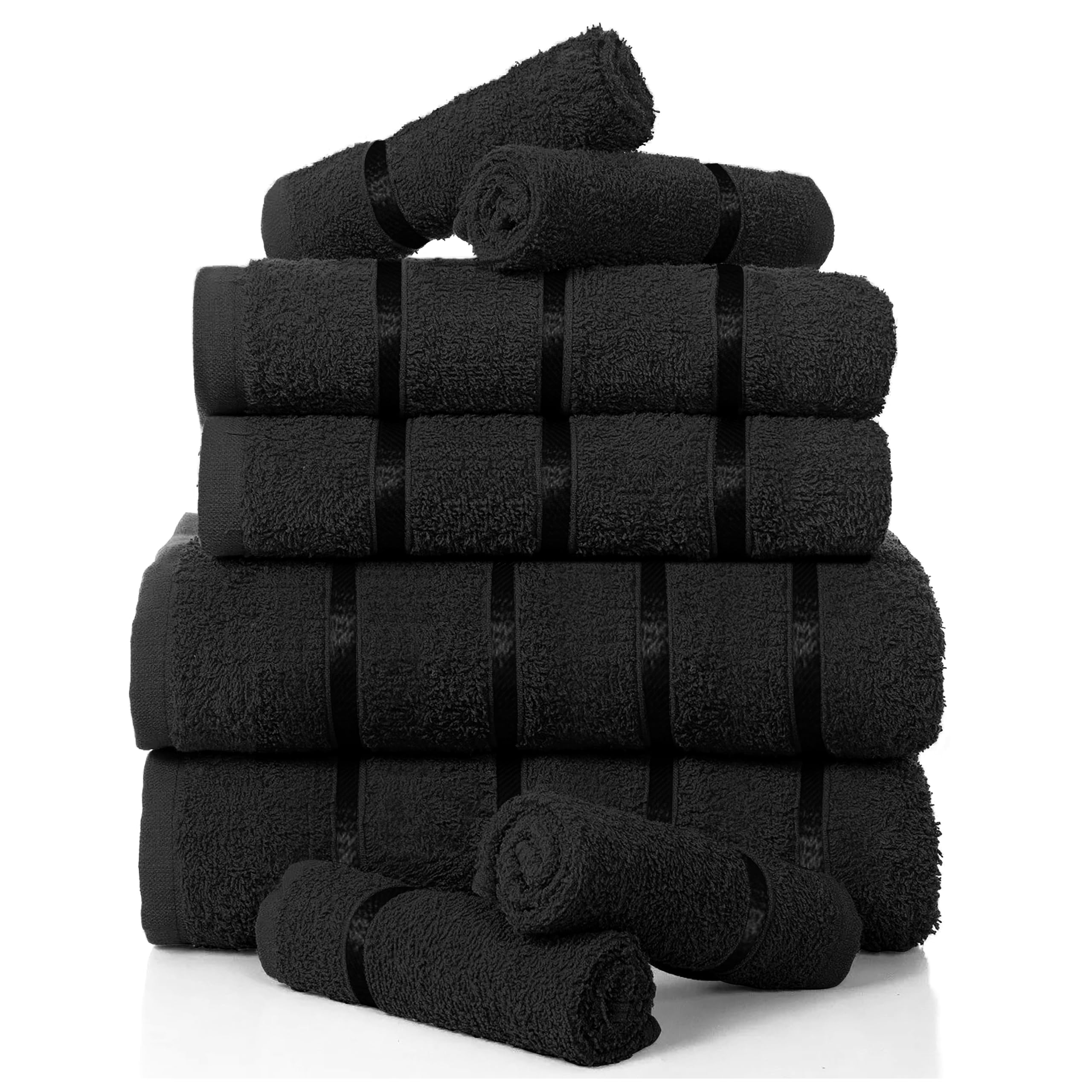 Luxurious 8 Pack Boston Towel Bale Set ( 4 Face, 2 Hand and 2 Bath)