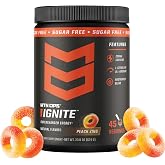 MTN OPS Ignite Energy Powder, Zero Sugar, Peach Zing | Sugar Free, 200mg Caffeine, Nootropic Blend for Energy, Focus &amp; Endurance, L Arginine &amp; L Citrulline