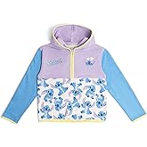 Disney Girls Fleece Half Zip Hoodie Toddler to Big Kid Sizes (2T - 14-16)