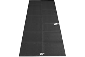 CIIHI C CIIHI Foldable Walking Pad Treadmill Mat - Exercise Equipment Mat with High Rebound of Protecting Floor, Reduce Noise and Vibration, Anti-Slip for Home Workout
