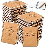 Sel Natural 60 Pcs/30 Sets Christian Gifts Bulk Bible Verse Spiral Notebook and Pen Prayer Journal Religious Scripture Notepad Inspirational Christmas Gifts for Bible Study Groups & Church Families