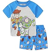 Disney Toy Story Boys Short Sleeve T-Shirt and Shorts Set for Toddler and Big Kids