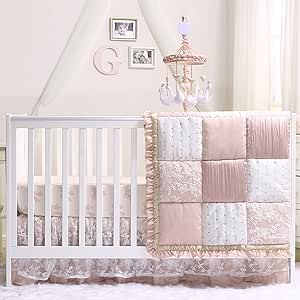 peanut shell rose crib bedding