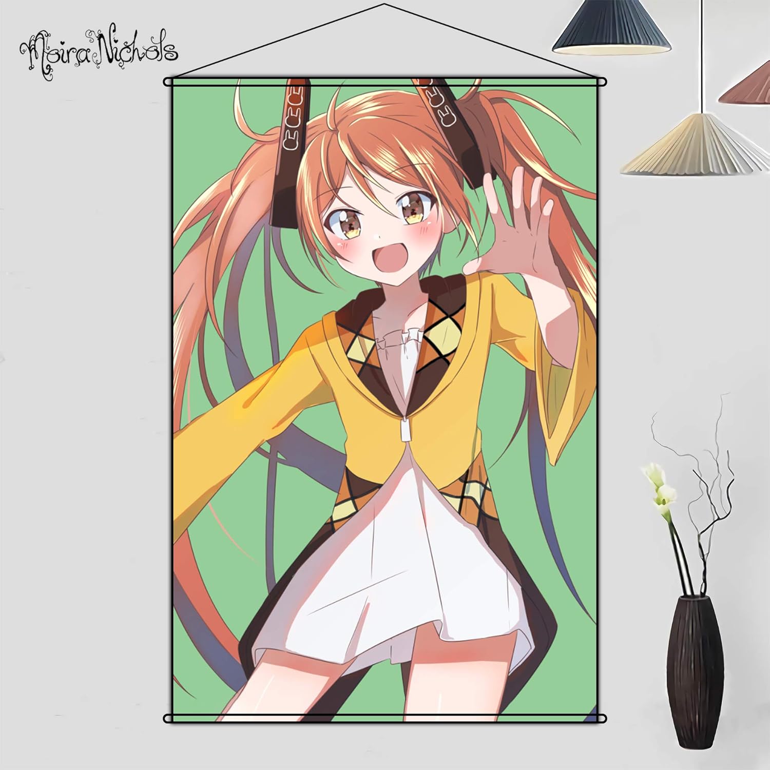 Amazon Moira タペストリー ブラック ブレット 藍原延珠 あいはらえんじゅ Aihara Enju 掛ける絵 ポスター 二次元 漫画 巻物 軸物 掛け軸 壁アート クリスマス プレゼント Hd 壁アート 部屋飾り アニメ周辺 贈り物 おしゃれ 萌え カスタム可能 約70cmx100cm アニメ