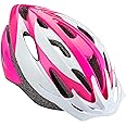 Schwinn Thrasher Bike Helmet for Adult Men Women Age 14+ with Suggested Fit 58-62cm, Multi-Mode Rear LED Light or No Light Option, Lightweight with Adjustable Side and Chin Strap, Bike Accessories