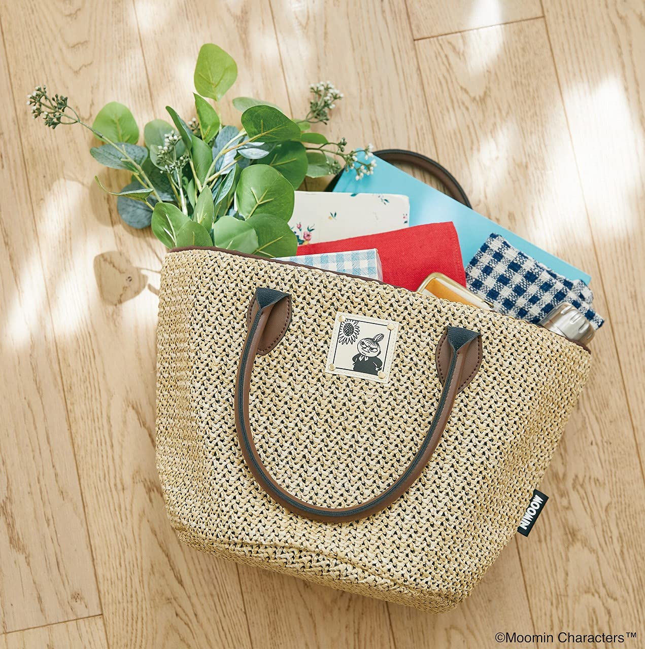 ムーミン ムック本付録 2021 かごバッグ