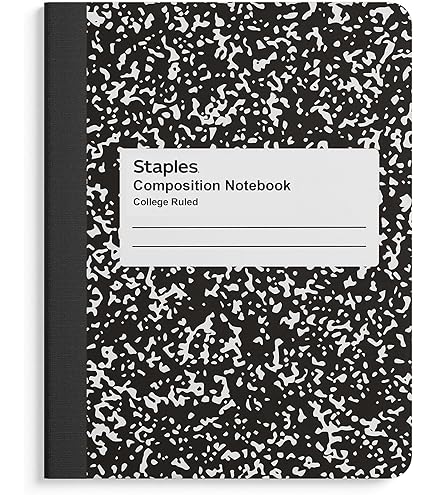 kalsテキスト Amazon.com : STAPLES Composition Notebook, 7.5