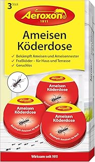 Aeroxon - Ameisen-Köder - bekämpft das ganze Ameisennest, 1er pack (3 stück)