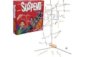Spin Master Games, Suspend, A Balancing Family Game of Tricky Hangs & Steady Hands, Family Game Night, Learning Toy, 1-4 Play