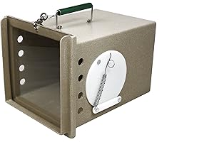 TOMAHAWK LIVE TRAP Tomahawk Model 731C Neighborhood Cats Handler/Den - Tan with Clear Door