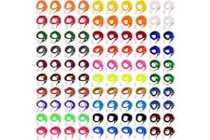 ONEST 100 Pieces Magic Worm Toys Wiggly Twisty Fuzzy Worm Toys Carnival Party Favors, 25 Colors