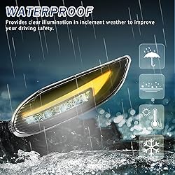 Shocklight LED DRL Fog Lights Compatible with