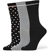 HUE Women's Super Soft Crew Sock 3 Pair Pack
