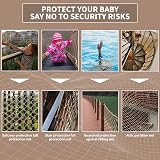 BigTree Heavy Duty Jute Rope Net 1x5m 8mm Mesh 10x10cm Safe Balcony Garden view 8