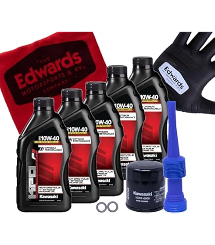 Amazon.com: Cyclemax Full Synthetic 10W-40 Oil Change Kit