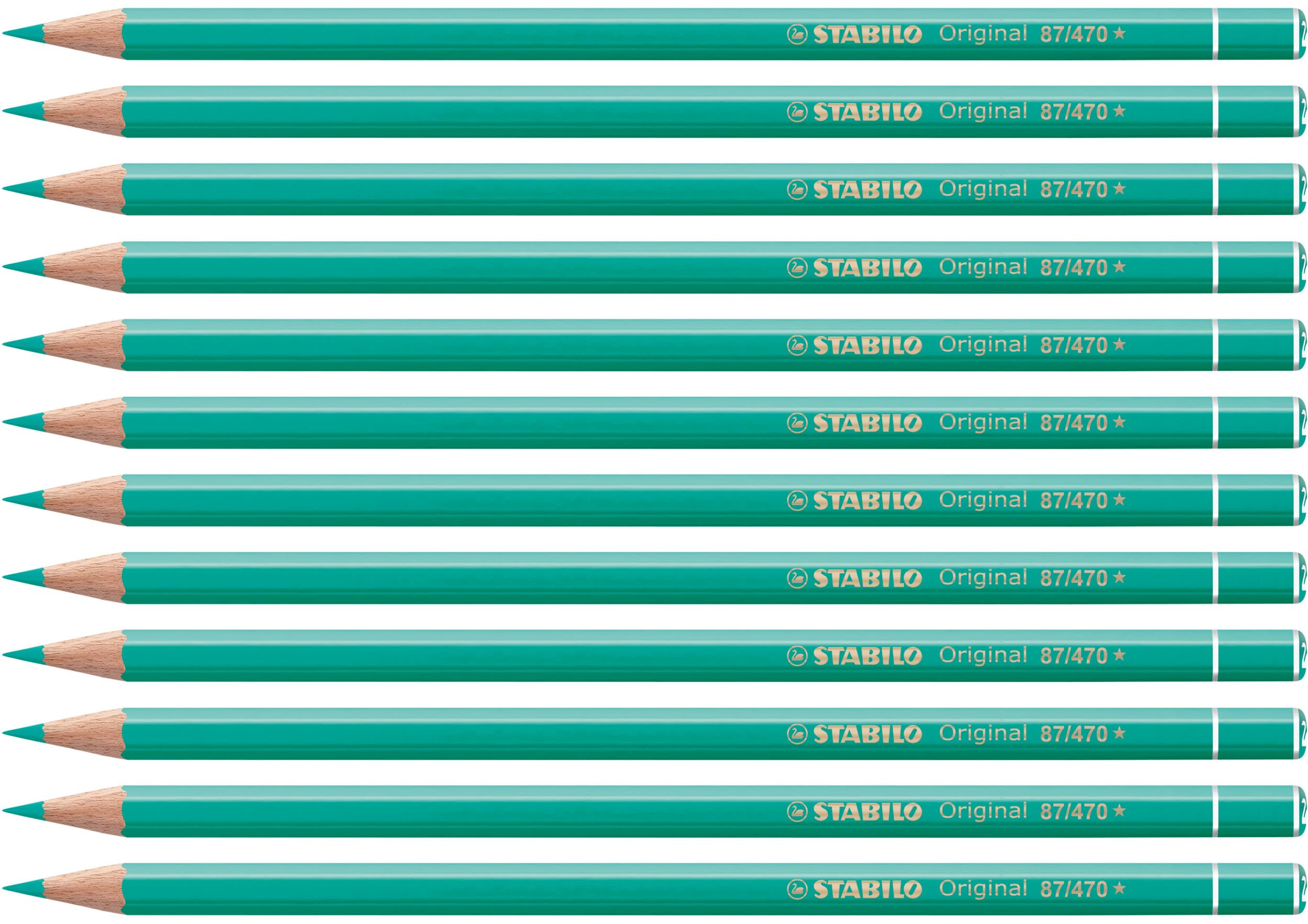 STABILO Premium Colouring Pencil Original - Pack of 12 - turquoise