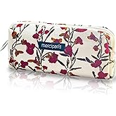 BOAJUNWU Pencil Pouch Cute Pencil Case Office Storage Bag Holder Box Organizer Aesthetic Bow Flower Pattern Makeup Pouch Cosmetic Bag for Women Girls