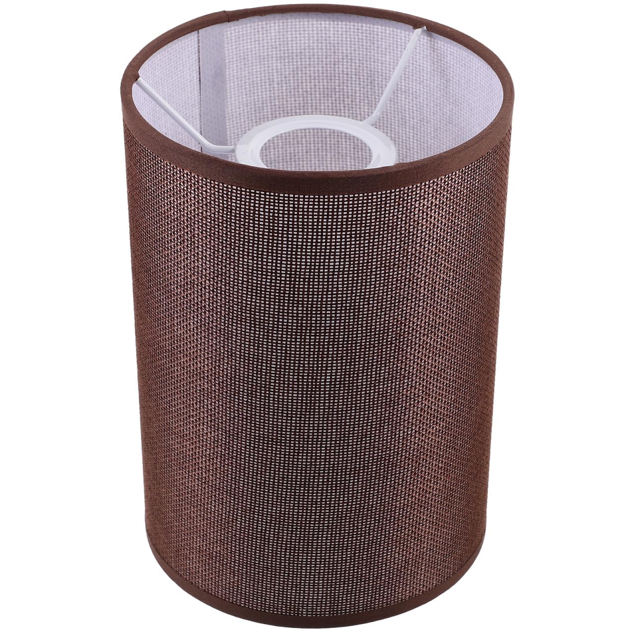 Holibanna E27 Round Lamp Shade Decorative Lampshade for Table and Floor Lamps Simple Cylindrical Design for Bedroom Living Room Dining Room Lighting