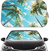 Windshield Sun Shade - Car Windshield Sun Shade for UV Protection Heat Reduction 2025 Sun Visor for Car Interior (55