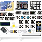 26 in 1 Sensor Modules Kit ESP32 Electronics Starter Kit Compatible with Arduino IDE/Scratch/Python | Online Tutorial/Development Board, WiFi &amp; Bluetooth IoT ESP32 Microcontroller, Beginners Engineers