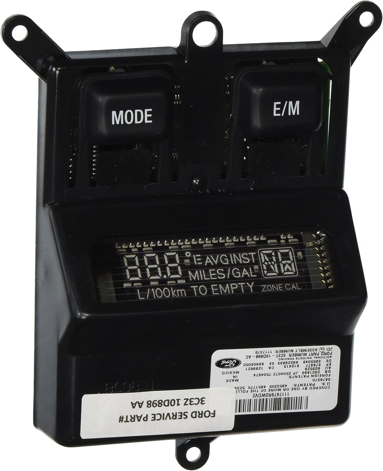 Ford 3C3Z-10D898-AA 3C3z10d898aa OEM Overhead Console Message Center Indicator Display