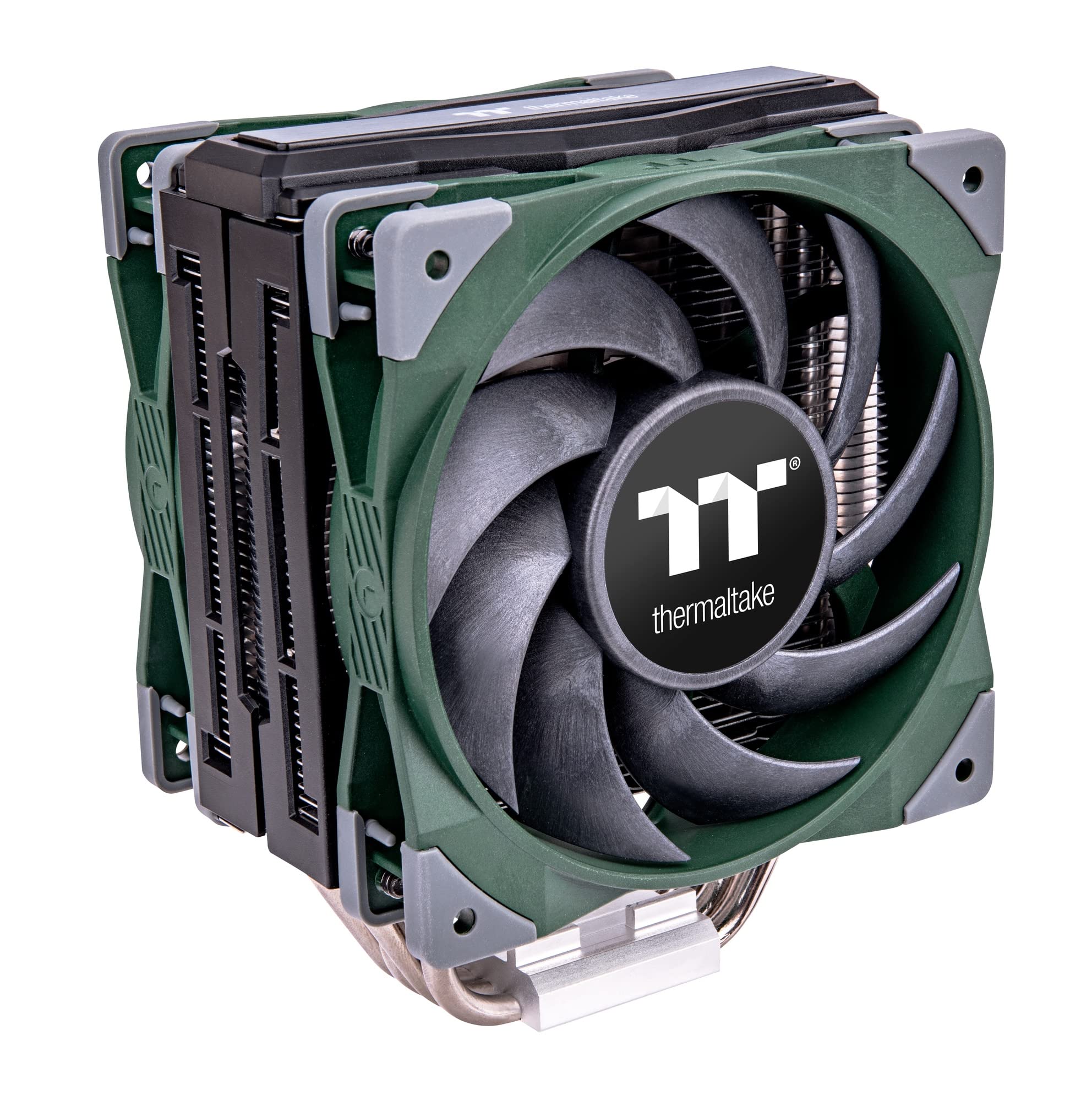 Thermaltake CL-P075-AL12RG-A système de refroidissement d’ordinateur Processeur Ventilateur 12 cm Vert 1 pièce(s)