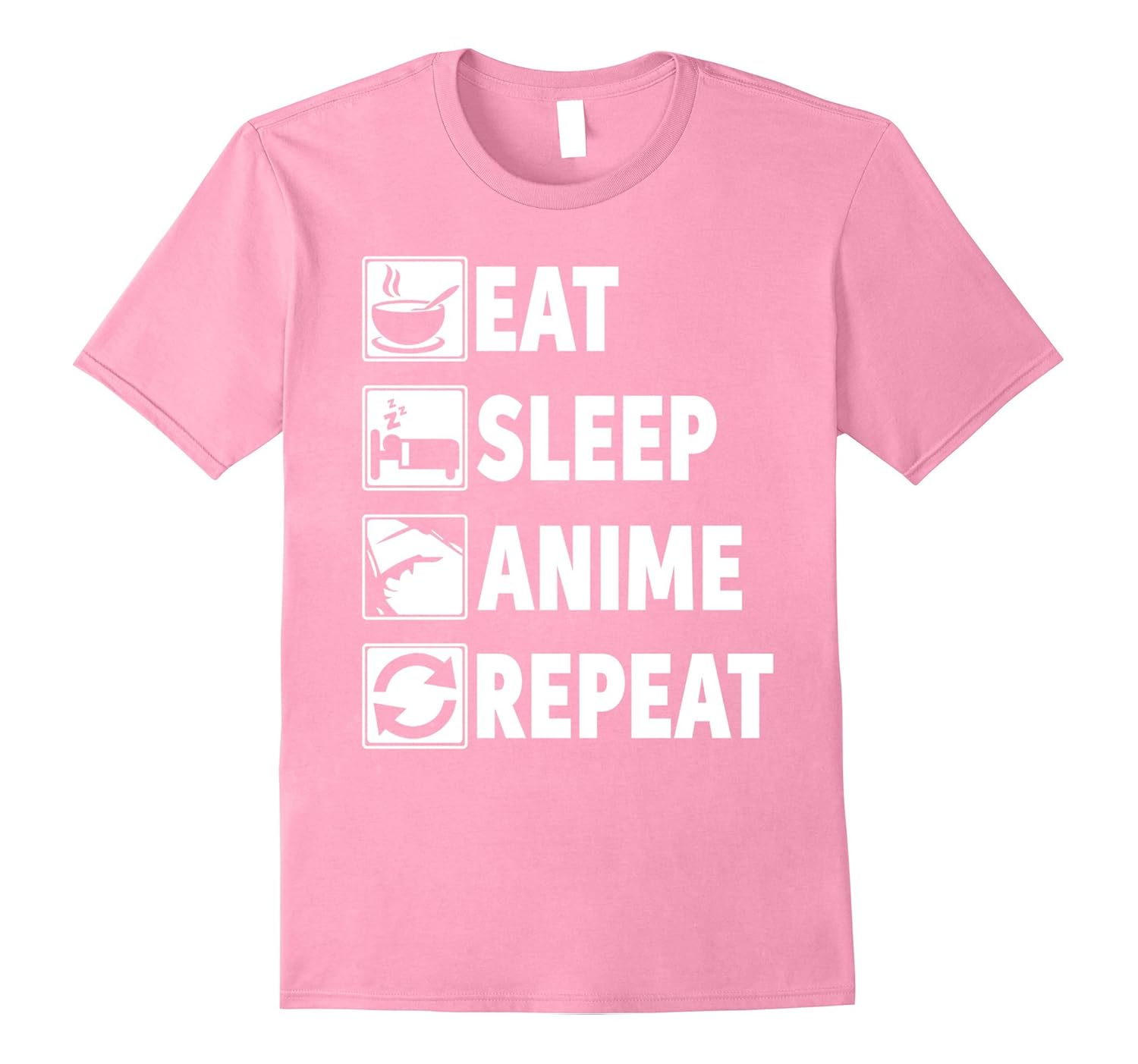 Download Eat Sleep Anime Repeat T-Shirt-4LVS - 4loveshirt