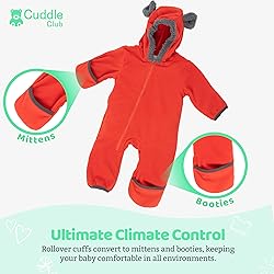 Fleece Baby Bunting Bodysuit – Infant One Piece
