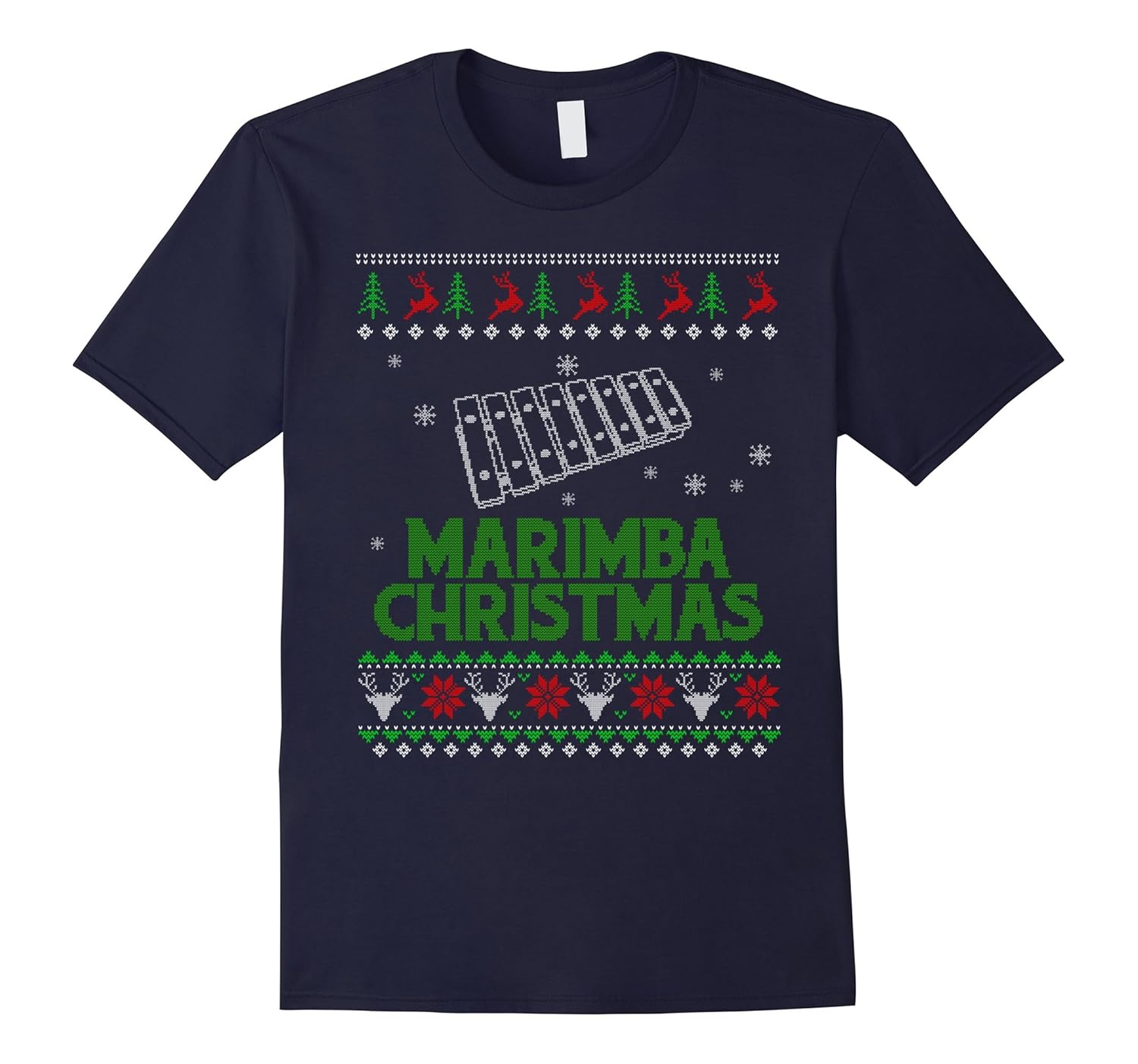 Christmas Ugly For Marimba T shirt-ANZ