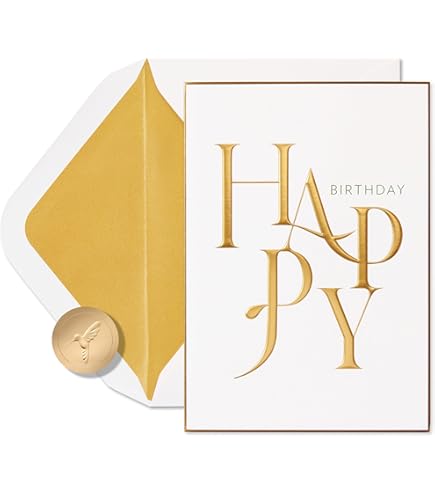 Hallmark Signature Geburtstagskarte Für Frauen 'Oh Happy Day' – Premium-Karte Mit Goldfolie, 10,2x15,2 Cm