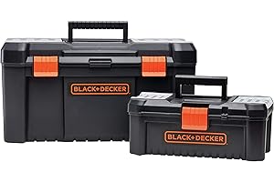 beyond by BLACK+DECKER Tool Box Bundle, 19-Inch & 12-Inch (BDST60129AEV)