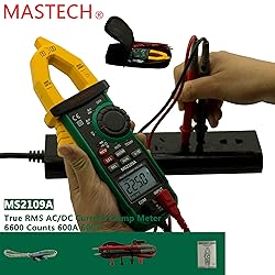 Mastech MS2109A True RMS Digital AC DC Clamp Meter