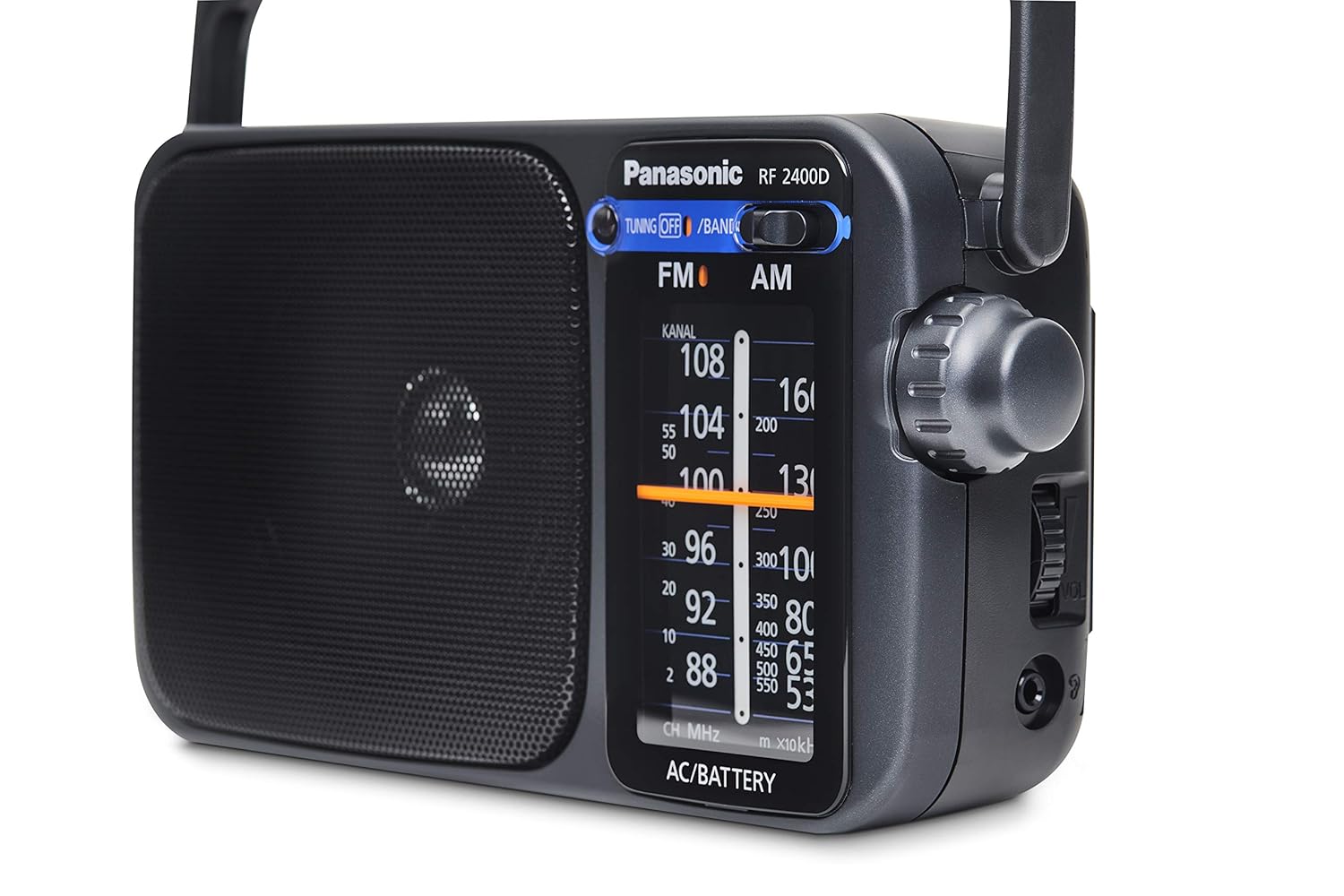 Negro Panasonic 2400deb K Radio Portatil Am Fm Con Funcionamiento Ac O Dc Electronica Audio Y Video Portatil Kaffeguiden Dk