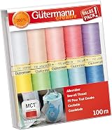 Gütermann creativ Sew-all Thread Set 10 Spools 100 m Pastel Colors