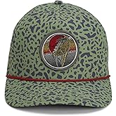 Dead Drift Fly Fishing Patch 5-Panel Vintage Trucker Rope Cap, Fly Fishing Cap