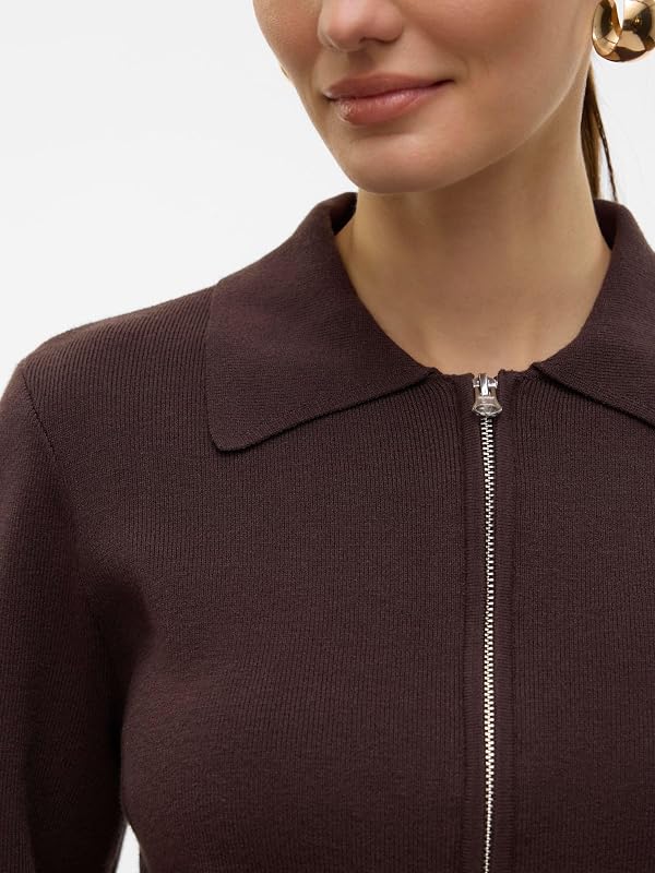 Cardigan da Donna Awhanna LS Knit Noos, Torta al Cioccolato, M, Torta al Ci, M