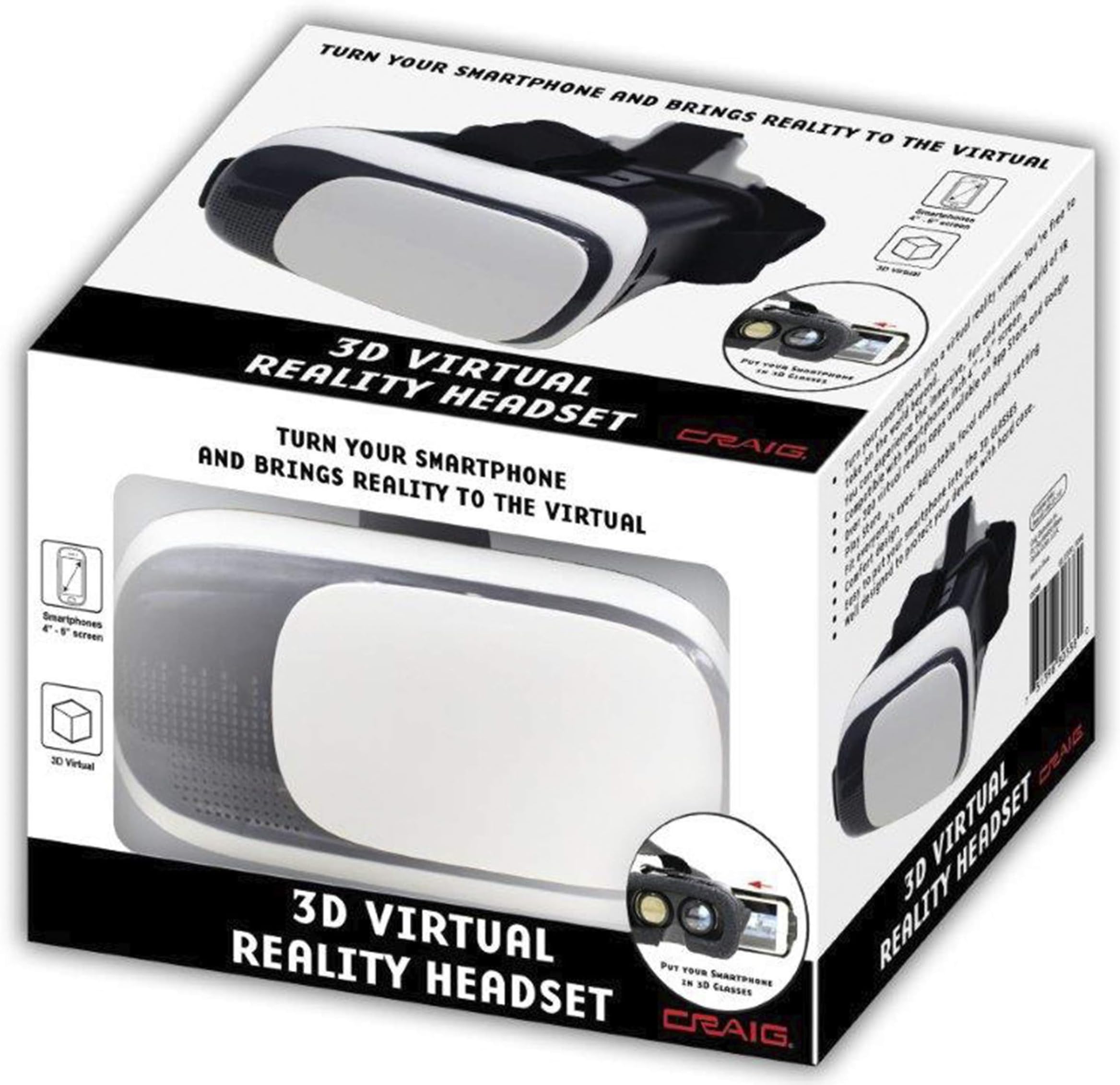 Craig 3D Virtual Reality Headset