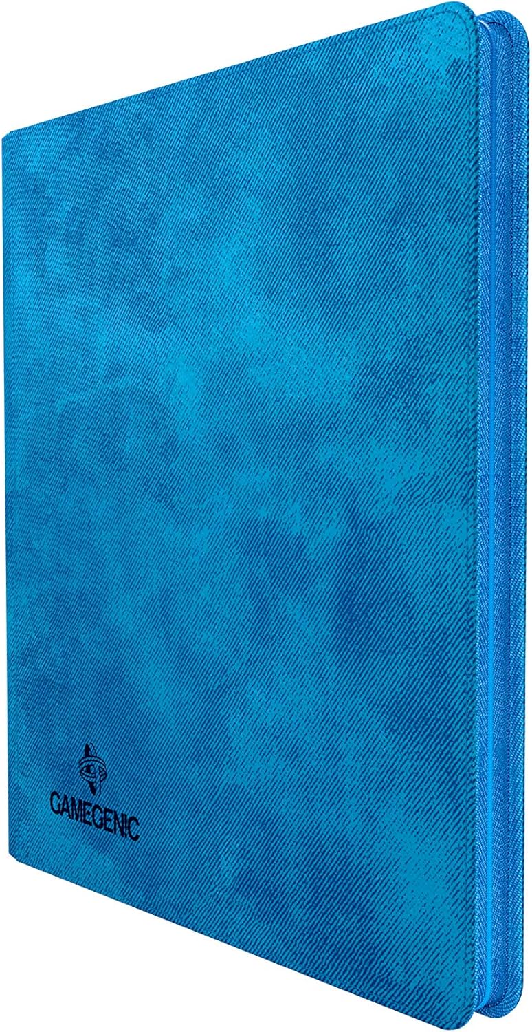 Gamegenic Zip-Up Album (24-Pocket), Blue, Medium