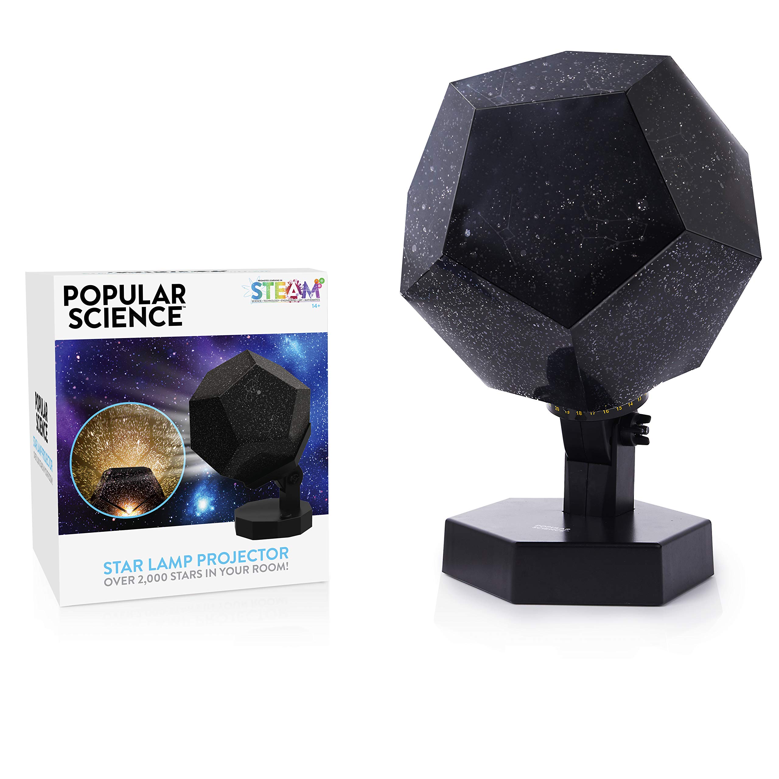 Popular Science Star Lamp Projector STEM Educational Light - Learn About The Sky At Night