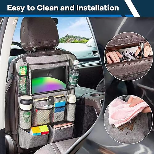 LXUNYI Backseat Car Organizer Pack, Multifunctional Car Storage Organizer  Back Seat Hanging Car Seat Organiz