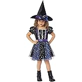 Spirit Halloween Toddler Enchanted Light-Up Witch Costume | Witch Cosplay | Classic Halloween Costume | Light-Up Outfit
