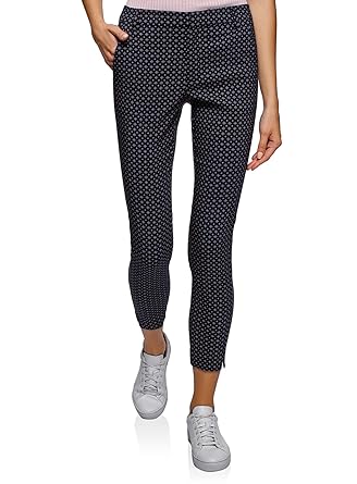oodji Ultra Damen Hose Skinny aus Viskose