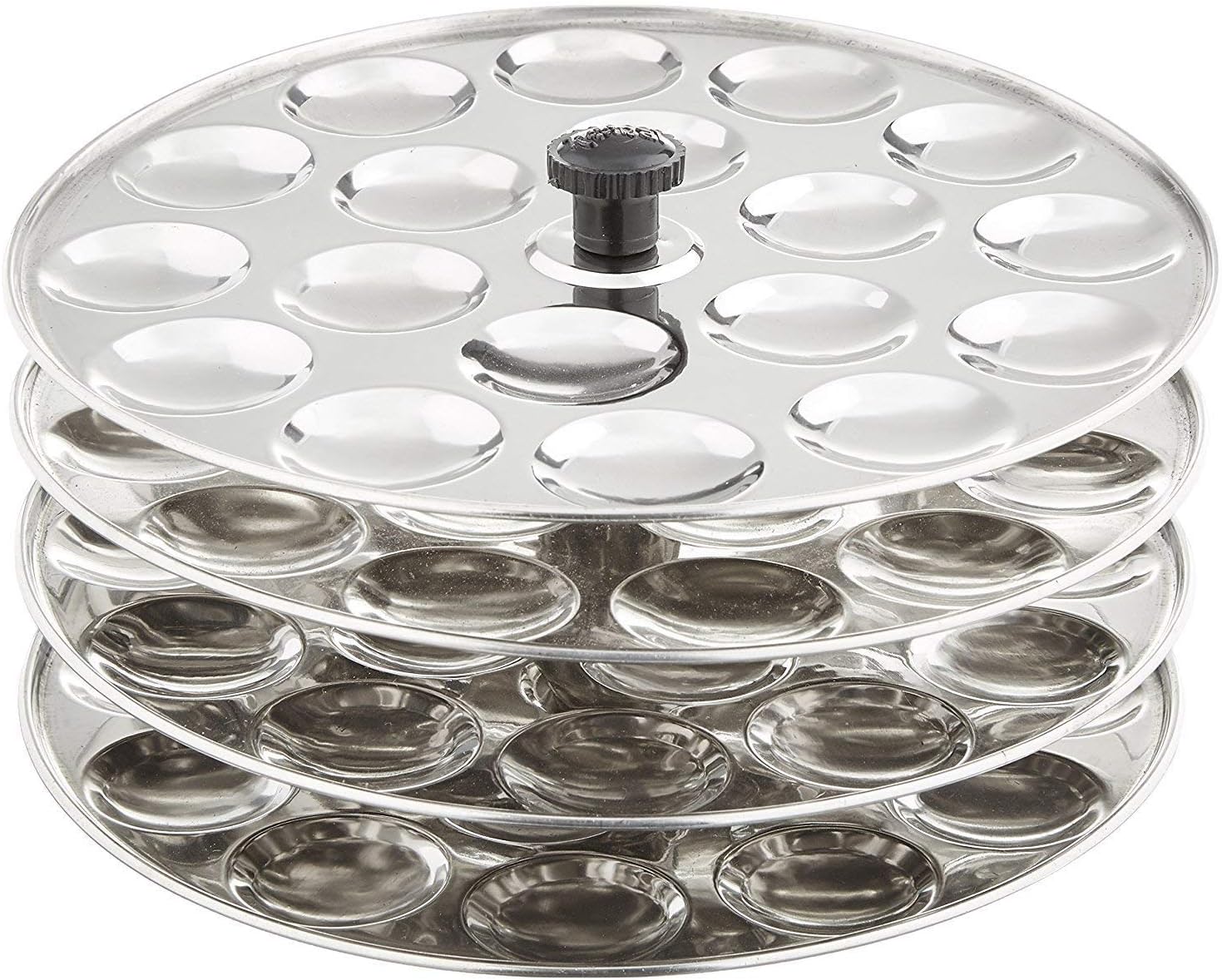 Trapti kitchenware Mini Idli Stand with 4 Plate