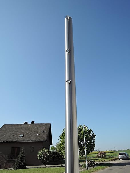 Sonnensegelmast Sonnensegel Sonnensegelpfosten Edelstahl 3m 80,3x2mm 8030/2-3