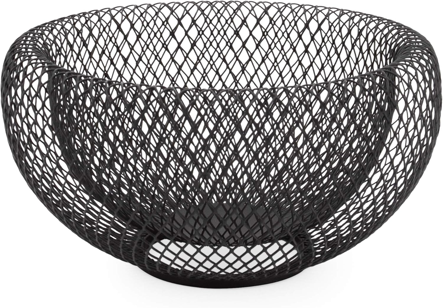 Amazon Com Torre Tagus Mesh Double Wall Bowl For Kitchen Table Countertop Small Black Home Kitchen